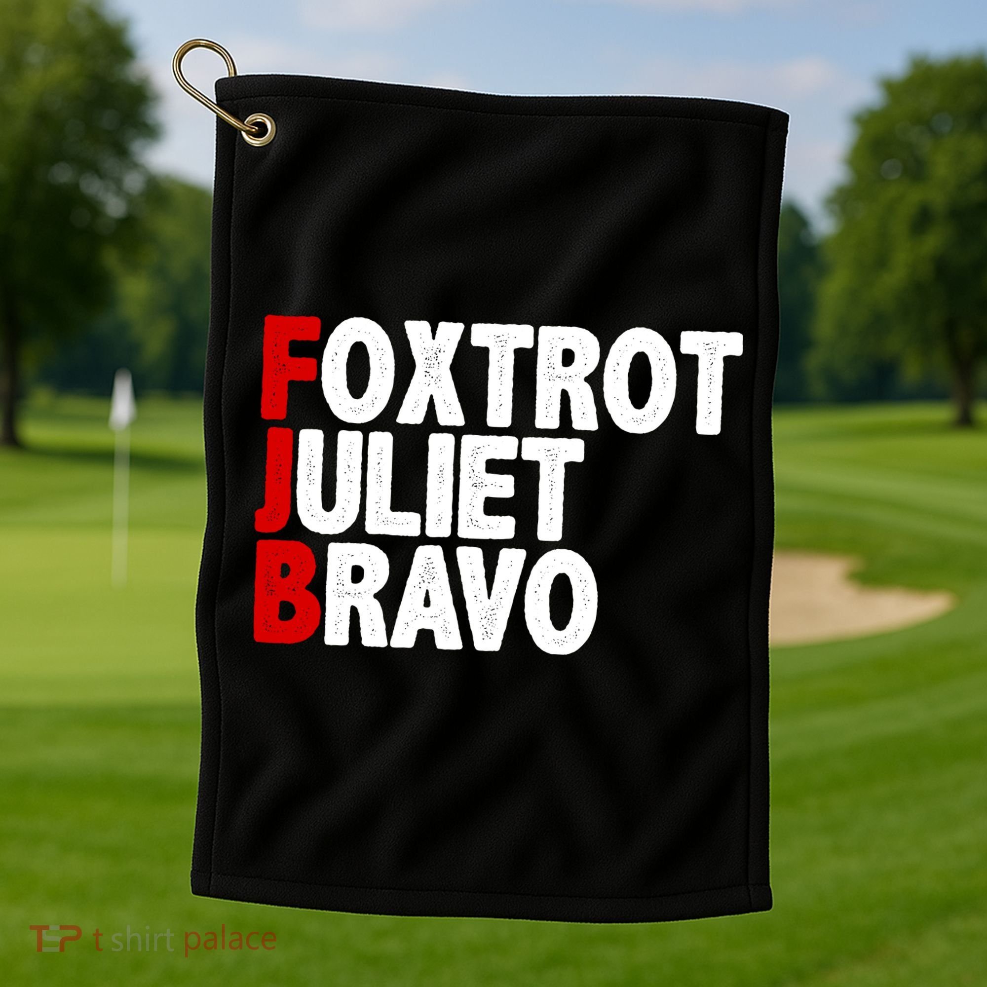FJB Foxtrot Juliet Bravo Golf Towel