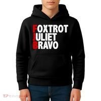 FJB Foxtrot Juliet Bravo Kids Hoodie thumb 4