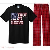 FJB Foxtrot Juliet Bravo USA Anti Biden Pajama Set thumb 0
