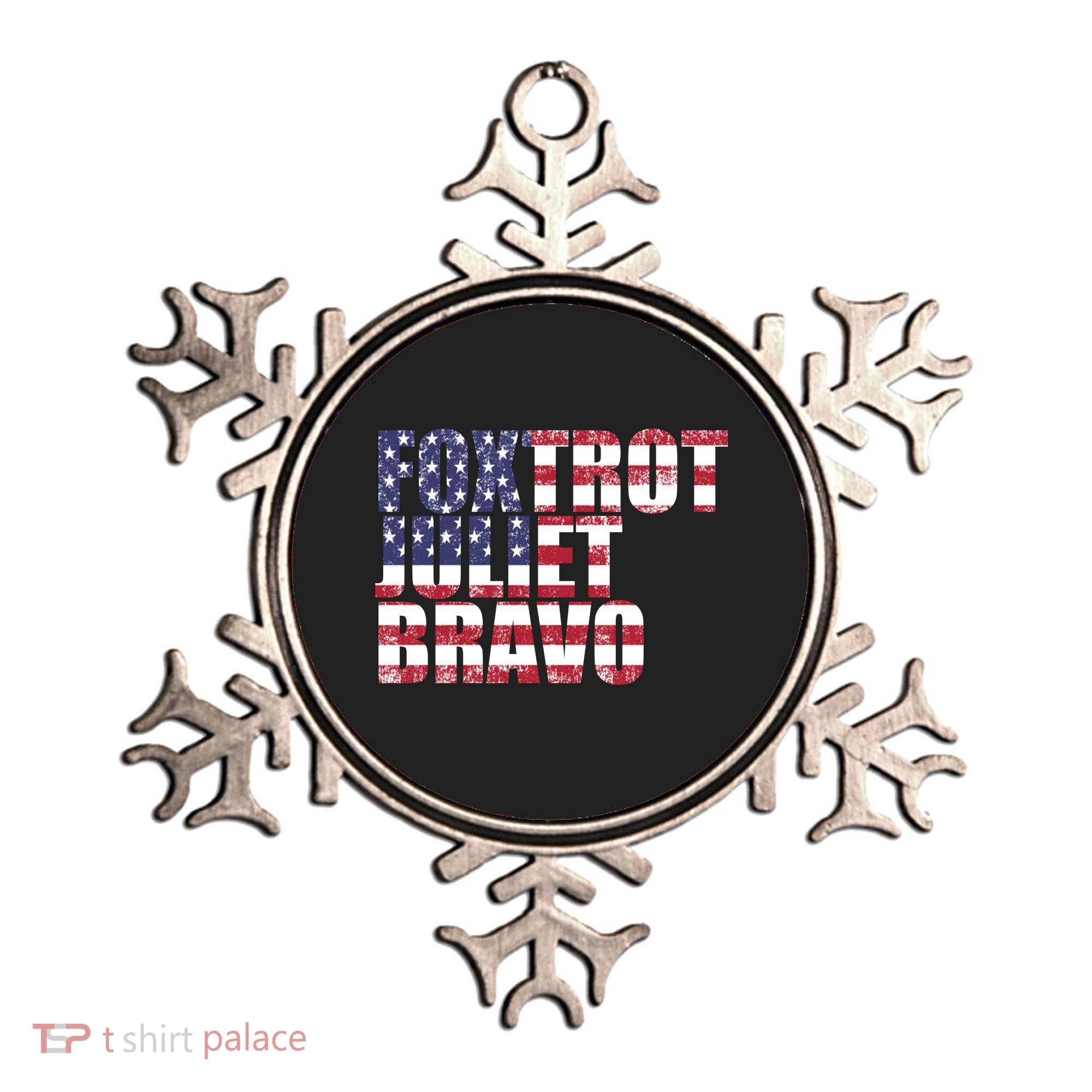 FJB Foxtrot Juliet Bravo USA Anti Biden Ornament