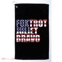 FJB Foxtrot Juliet Bravo USA Anti Biden Golf Towel thumb 0