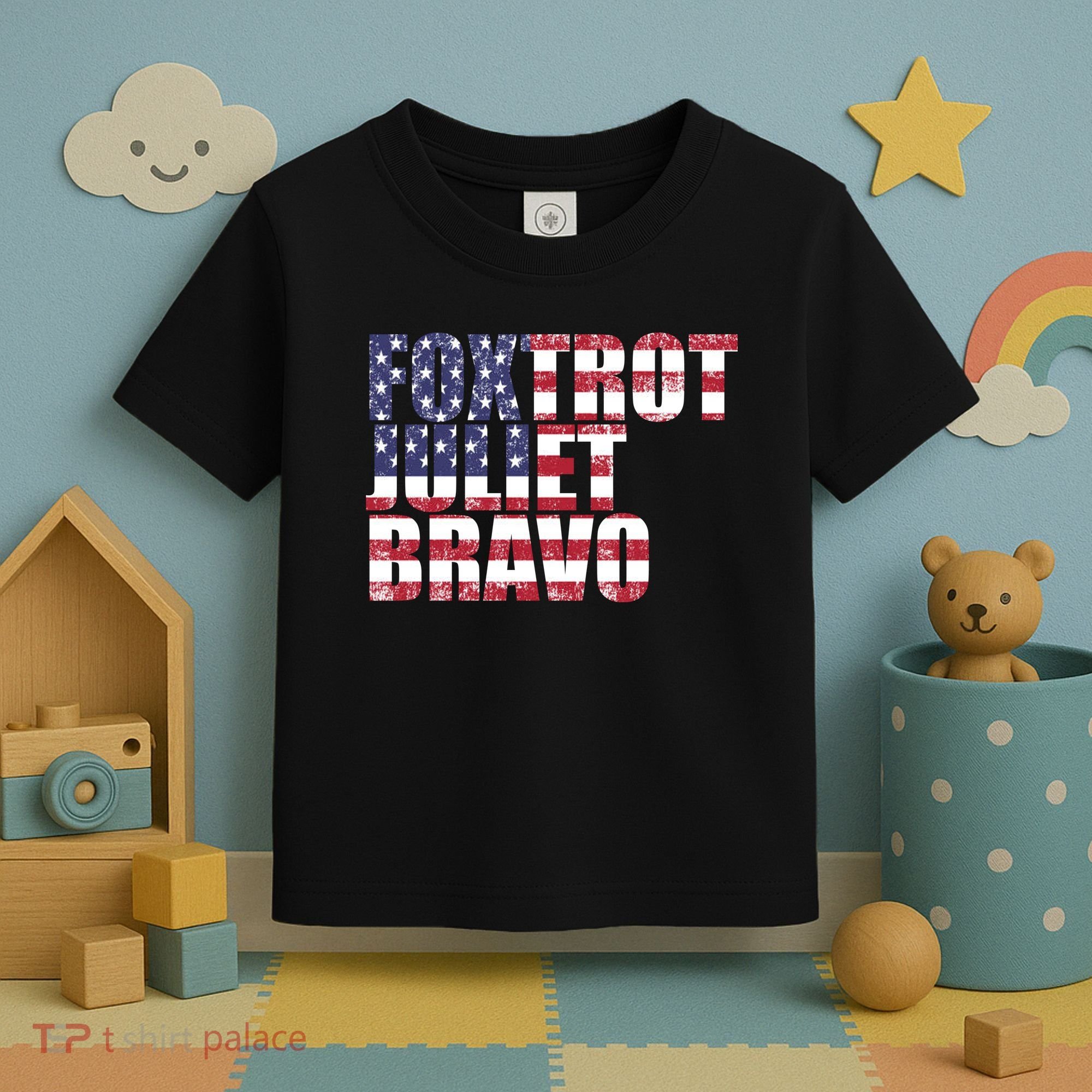 FJB Foxtrot Juliet Bravo USA Anti Biden Toddler T-Shirt