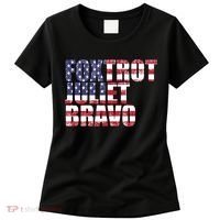 FJB Foxtrot Juliet Bravo USA Anti Biden Women's T-Shirt thumb 0