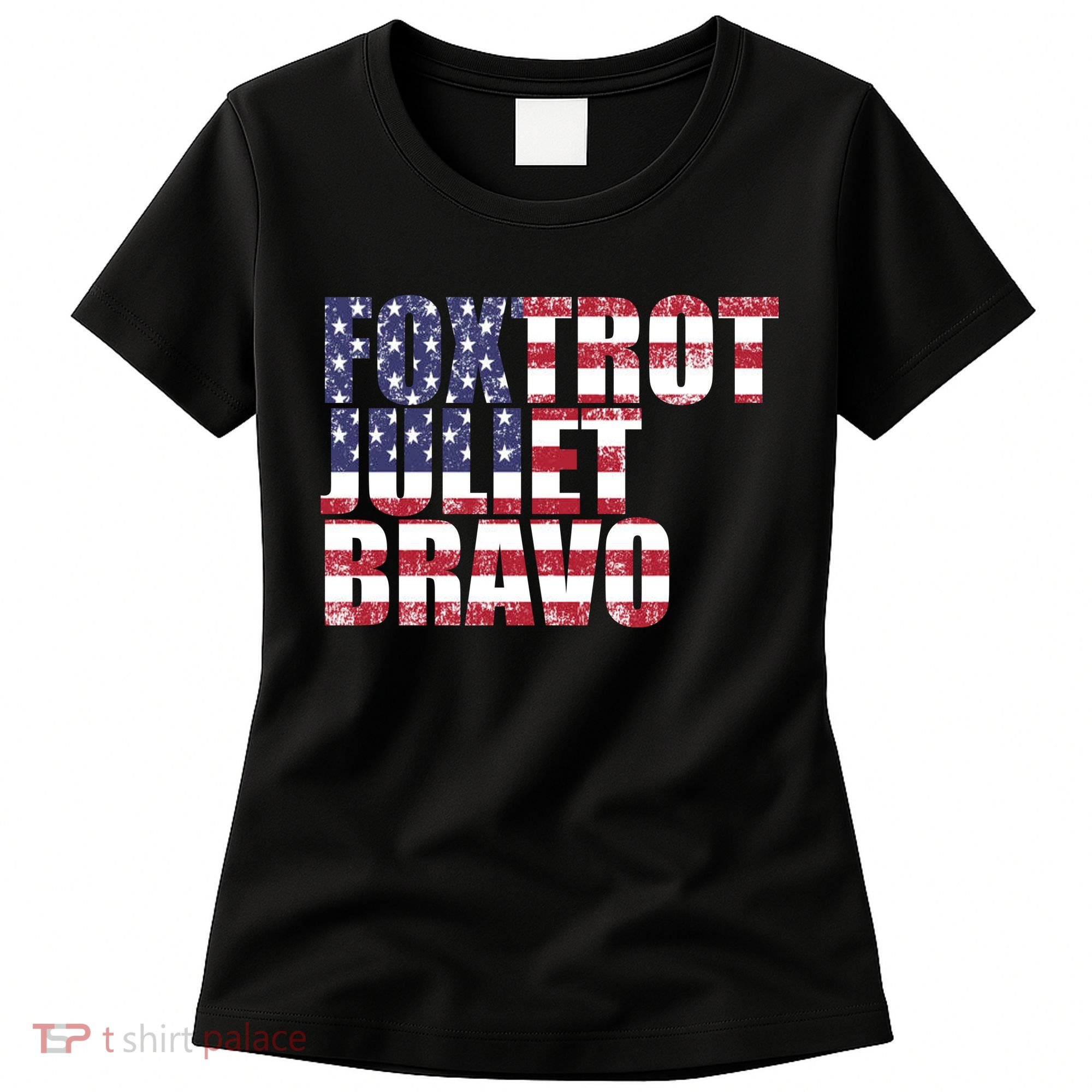 FJB Foxtrot Juliet Bravo USA Anti Biden Women's T-Shirt