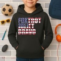 FJB Foxtrot Juliet Bravo USA Anti Biden Kids Hoodie thumb 2