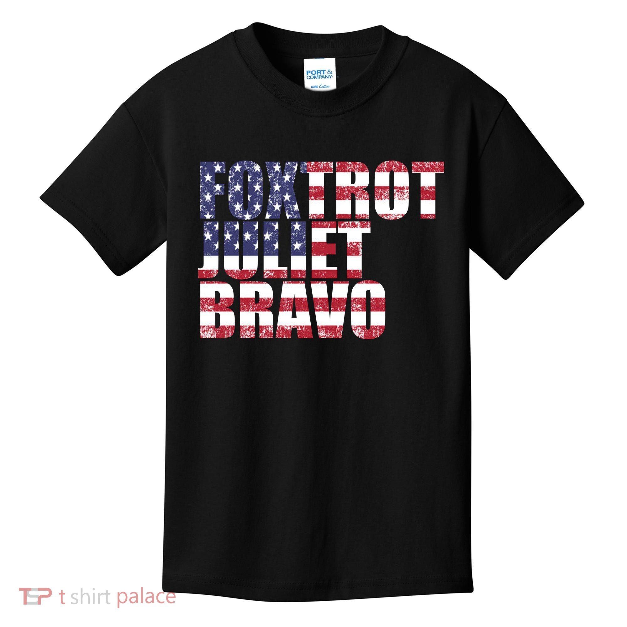 FJB Foxtrot Juliet Bravo USA Anti Biden Kids T-Shirt