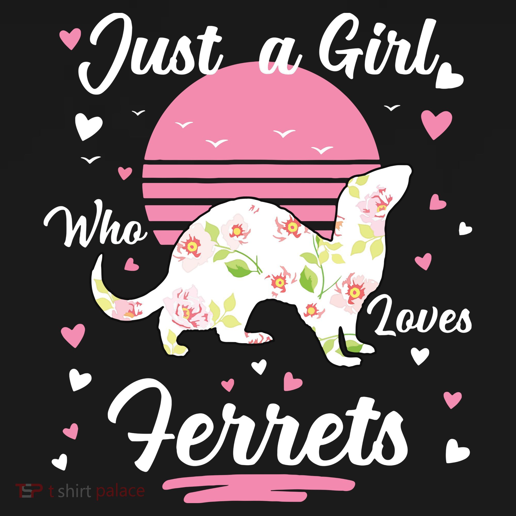 Ferret Ferret Just A Girl Who Loves Ferrets Tank Top