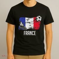 France Flag Jersey French Soccer Team French T-Shirt thumb 3