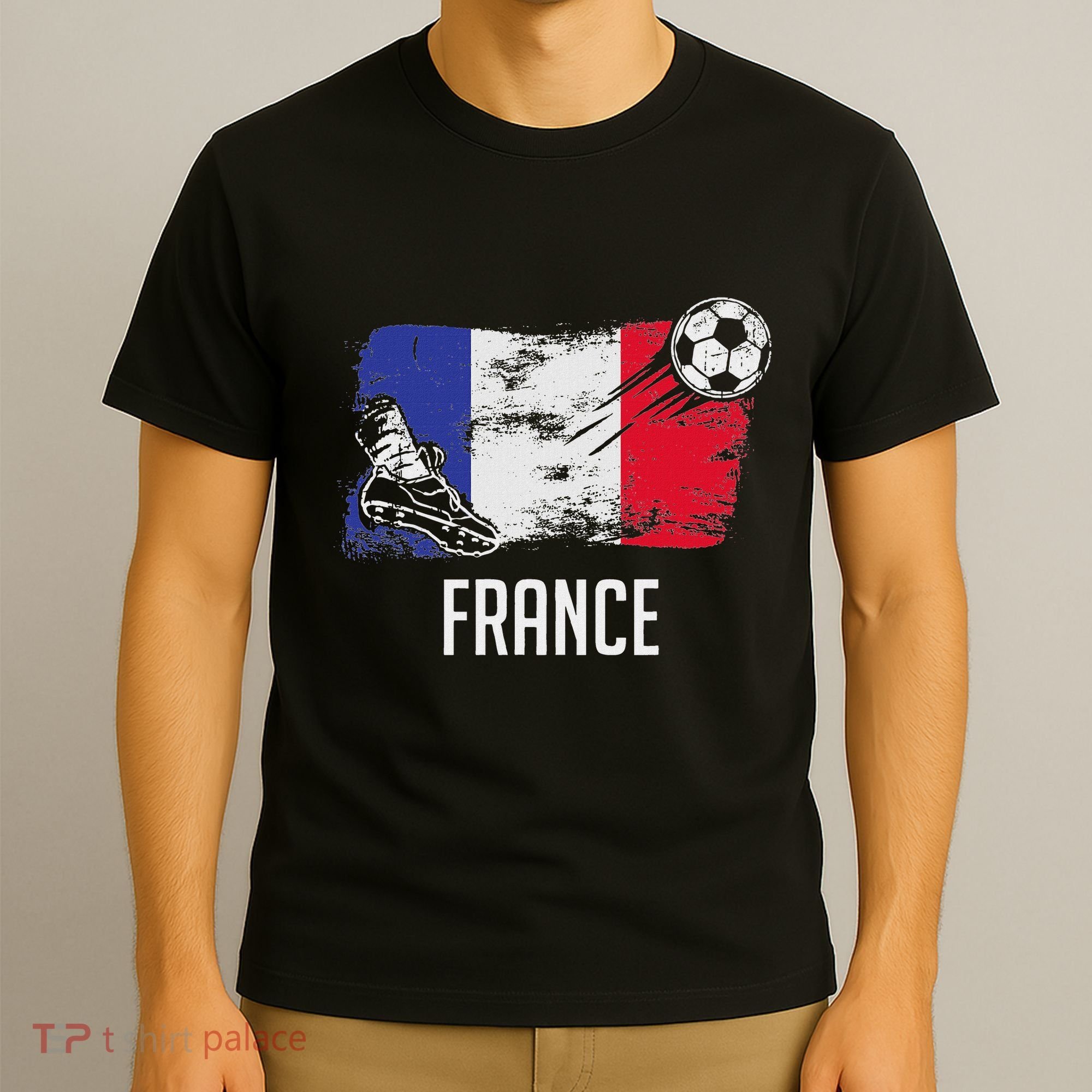 France Flag Jersey French Soccer Team French T-Shirt