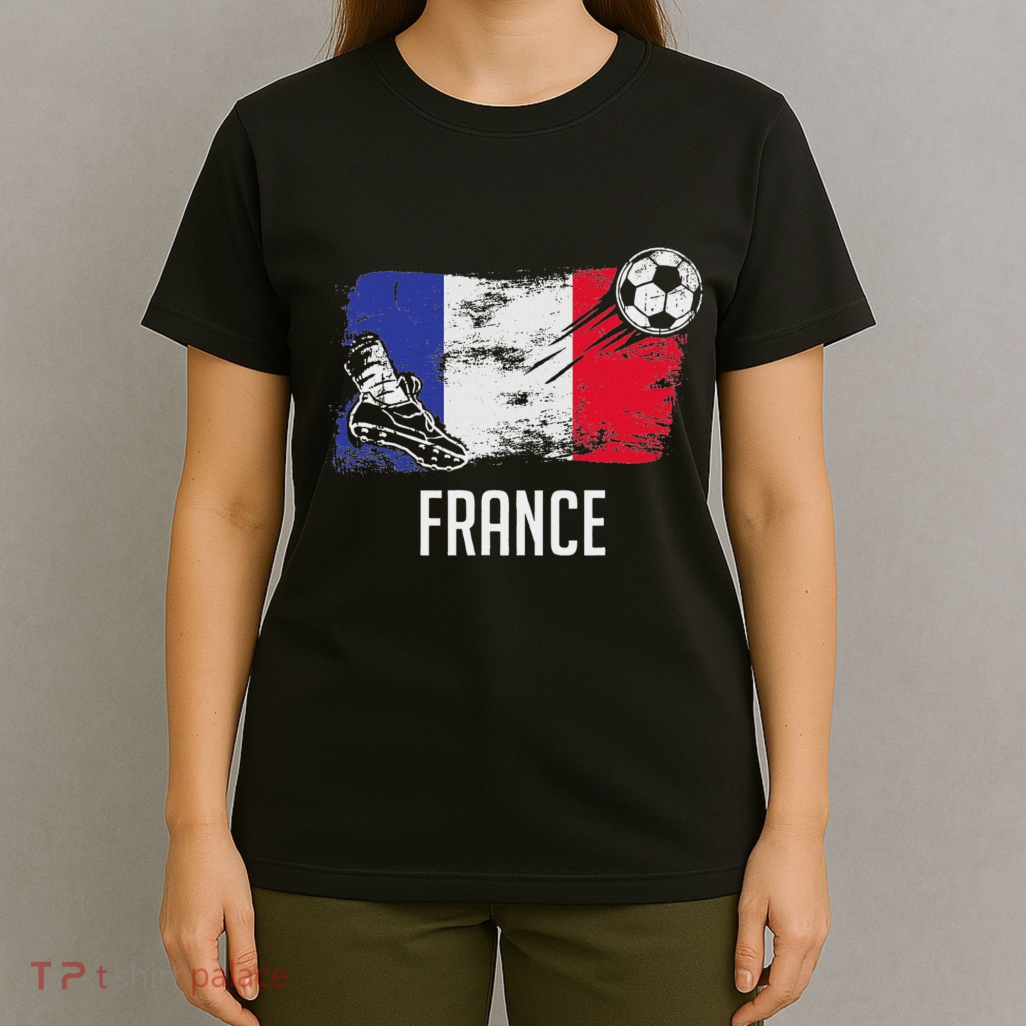 France Flag Jersey French Soccer Team French T-Shirt