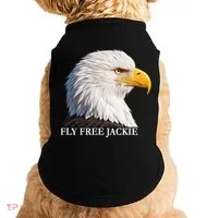 Fly Free Jackie Bald Eagle Doggie Tank thumb 0