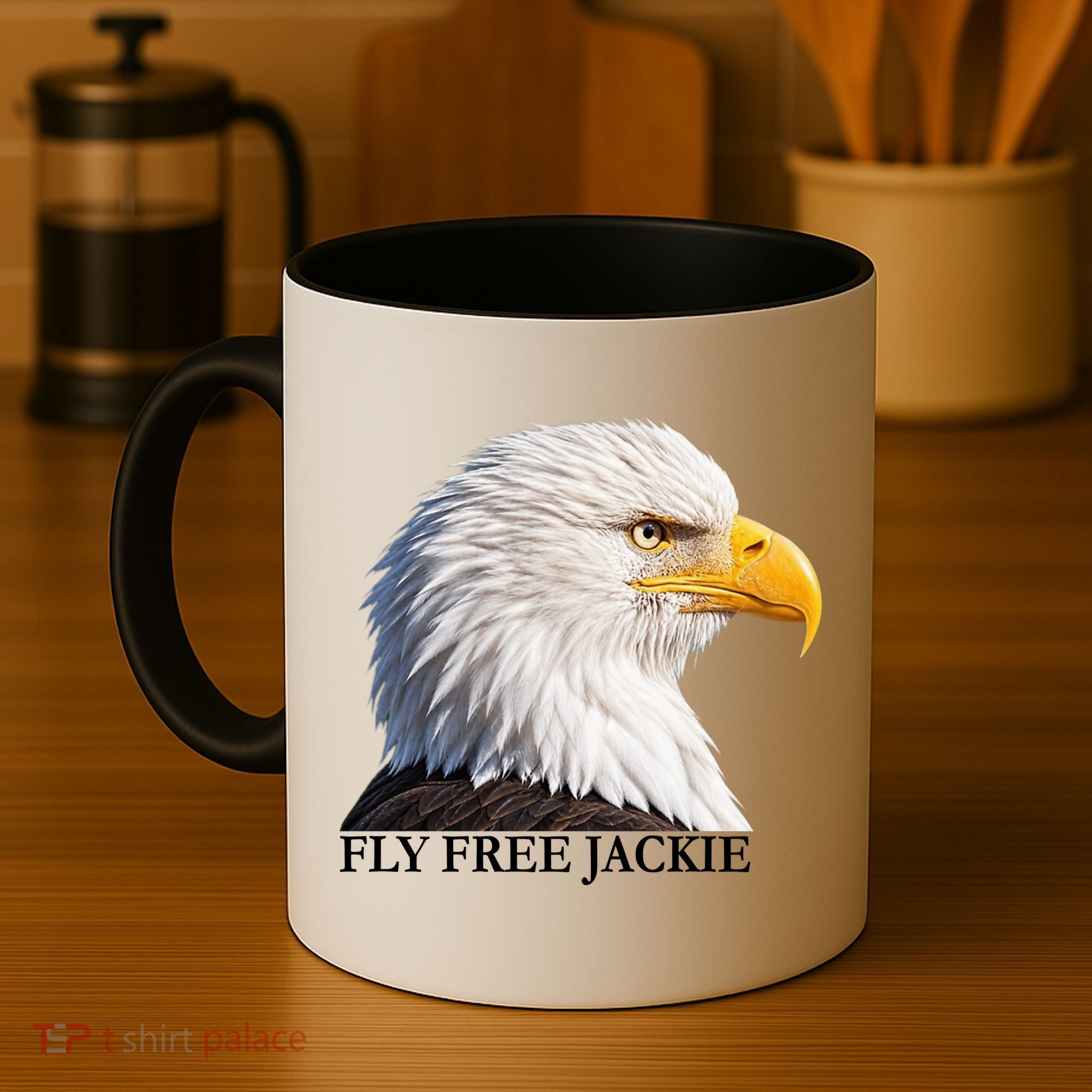 Fly Free Jackie Bald Eagle Coffee Mug
