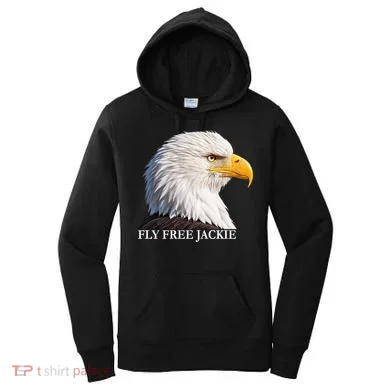 Fly Free Jackie Bald Eagle Women's Hoodie