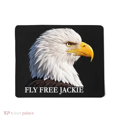 Fly Free Jackie Bald Eagle Mousepad