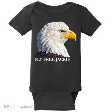Fly Free Jackie Bald Eagle Baby Bodysuit