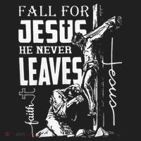 Fall For Jesus He Never Leaves Christian Thanksgiving Hat thumb 2