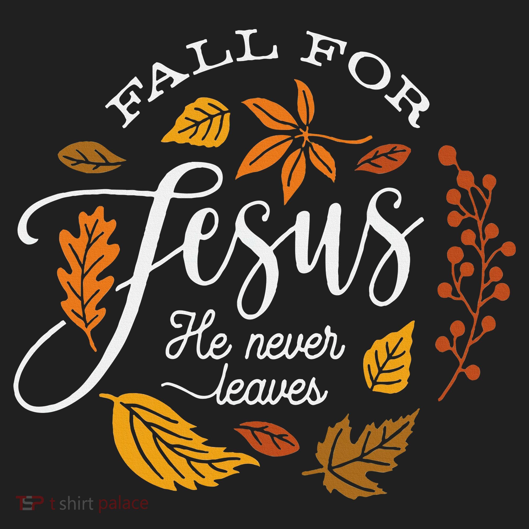 Fall For Jesus He Never Leaves Beanie