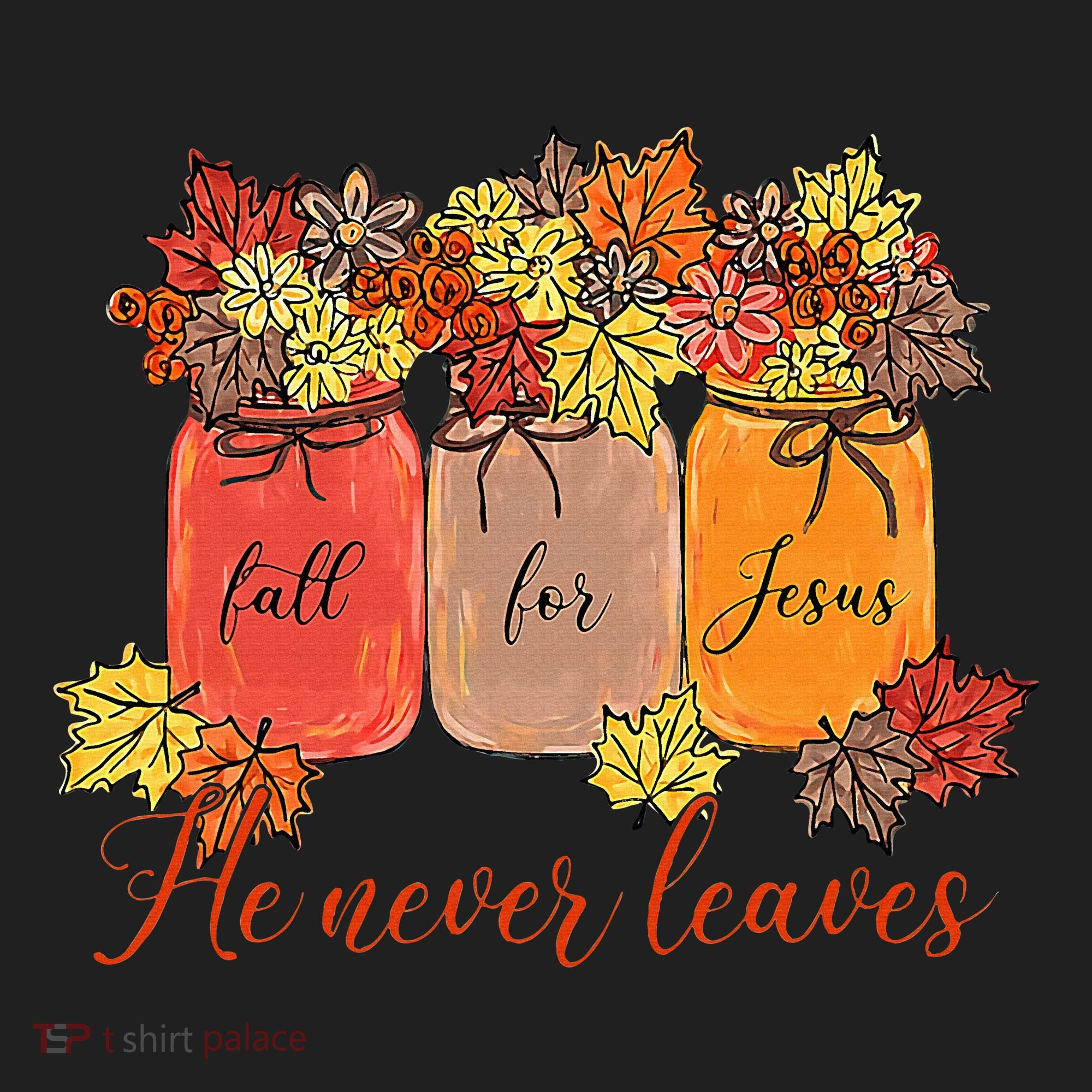 Fall For Jesus He Never Leaves Christian Lover Thanksgiving Beanie