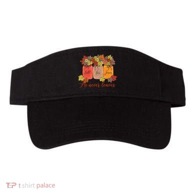 Fall For Jesus He Never Leaves Christian Lover Thanksgiving Visor