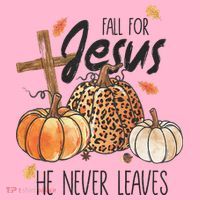 Fall for Jesus He Never Leaves Christian Thanksgiving Dinner Coaster thumb 2