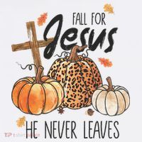 Fall for Jesus He Never Leaves Christian Thanksgiving Dinner Women's Hoodie thumb 2