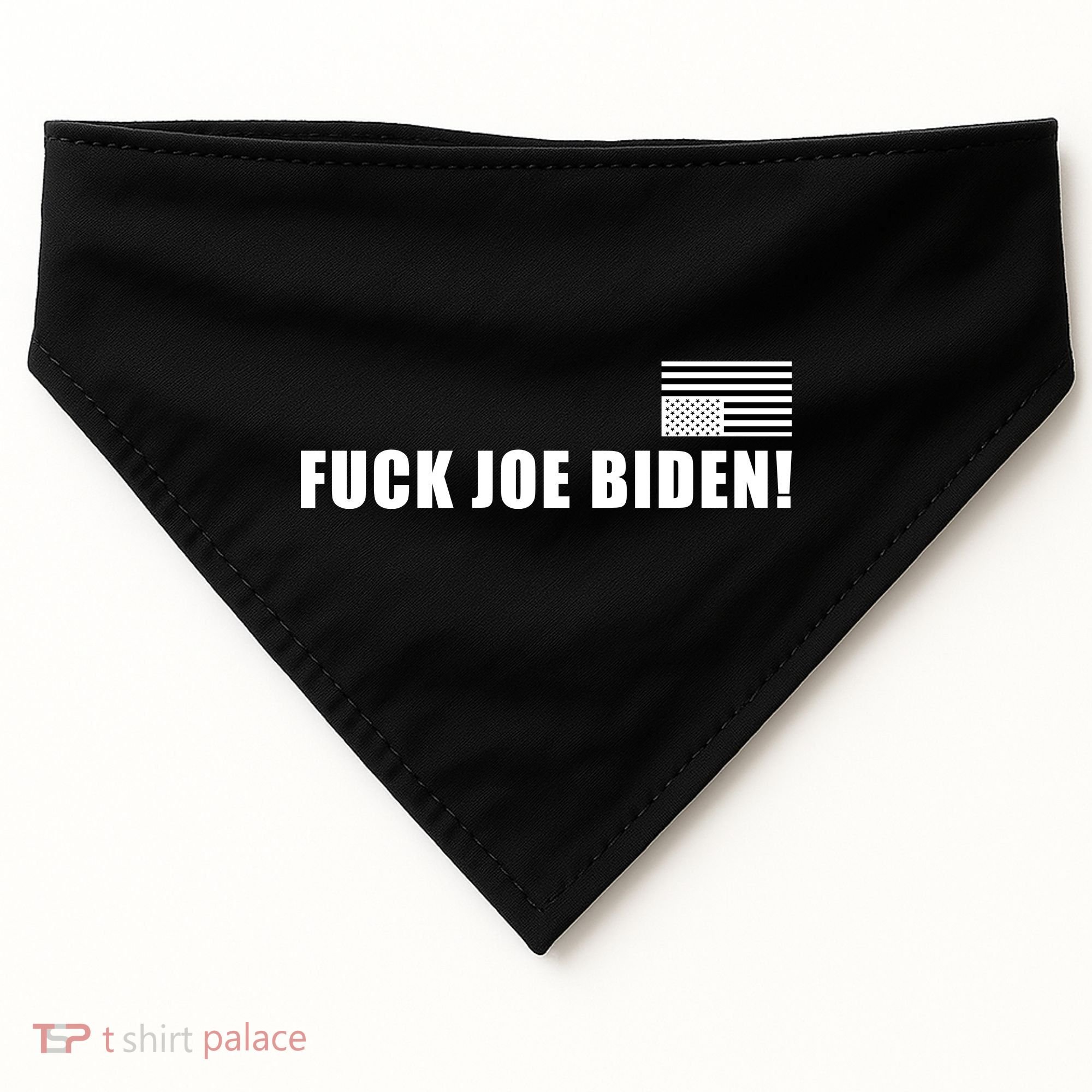 FJB F Joe Biden Upside Down American Flog USA-Made Doggie Bandana