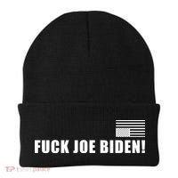 FJB F Joe Biden Upside Down American Flog Beanie thumb 0