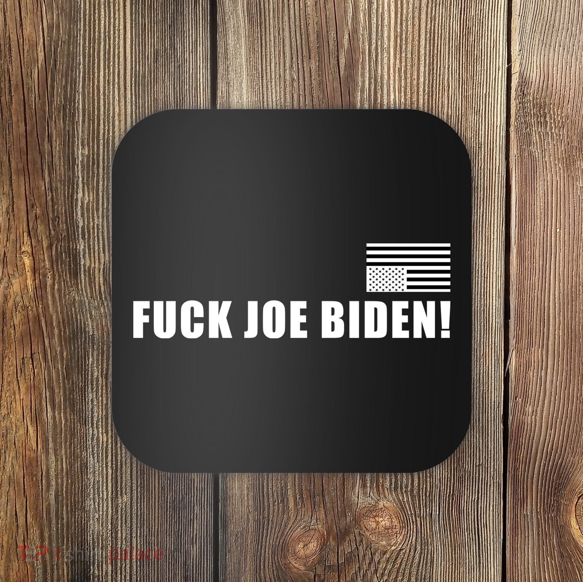FJB F Joe Biden Upside Down American Flog Coaster