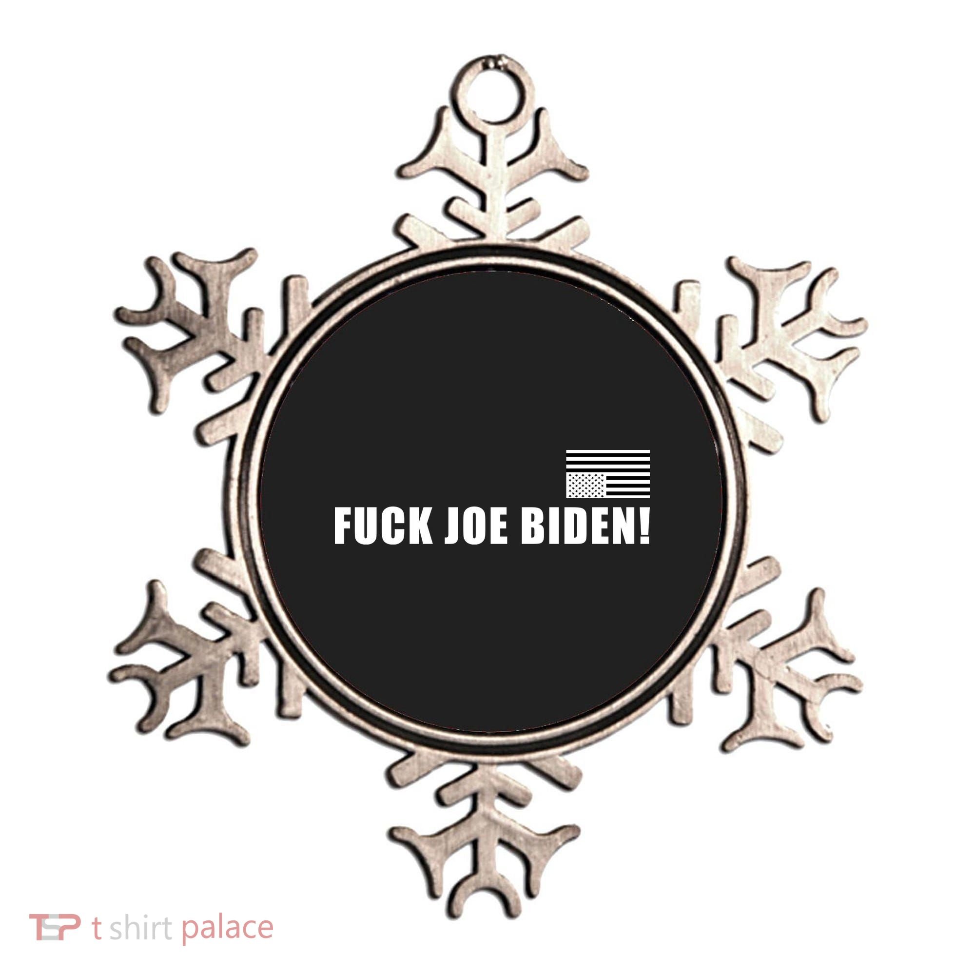 FJB F Joe Biden Upside Down American Flog Ornament