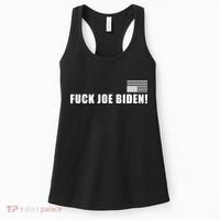 FJB F Joe Biden Upside Down American Flog Women's Tank Top thumb 0