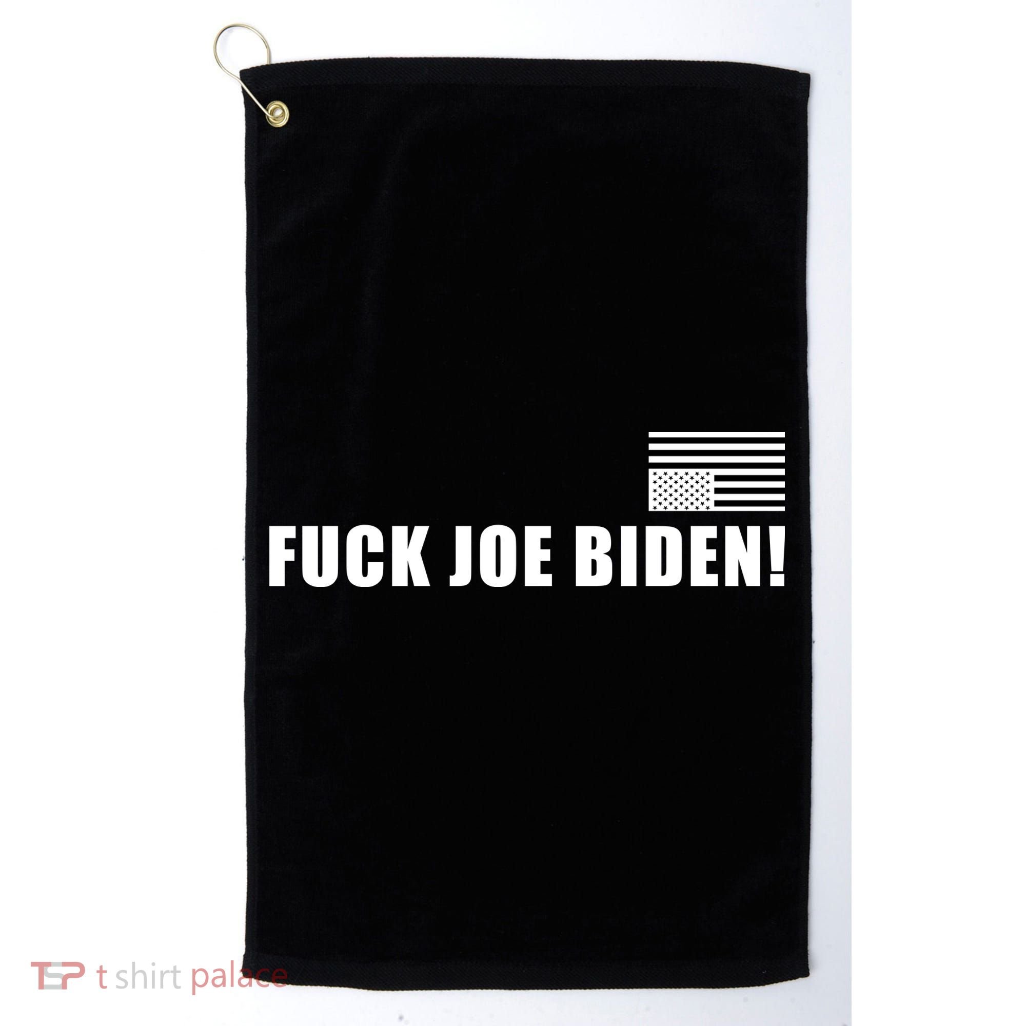 FJB F Joe Biden Upside Down American Flog Golf Towel