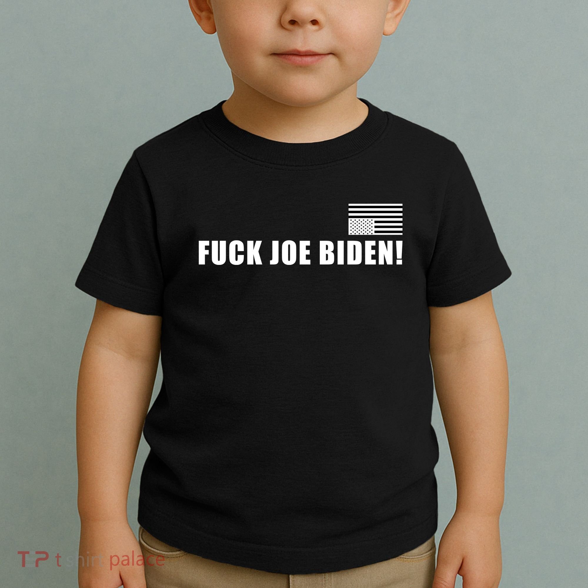 FJB F Joe Biden Upside Down American Flog Toddler T-Shirt