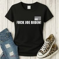 FJB F Joe Biden Upside Down American Flog Women's T-Shirt thumb 3