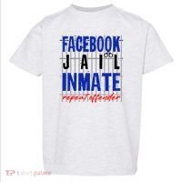 Funny Facebook Jail Inmate Repeat Offender Toddler T-Shirt thumb 0