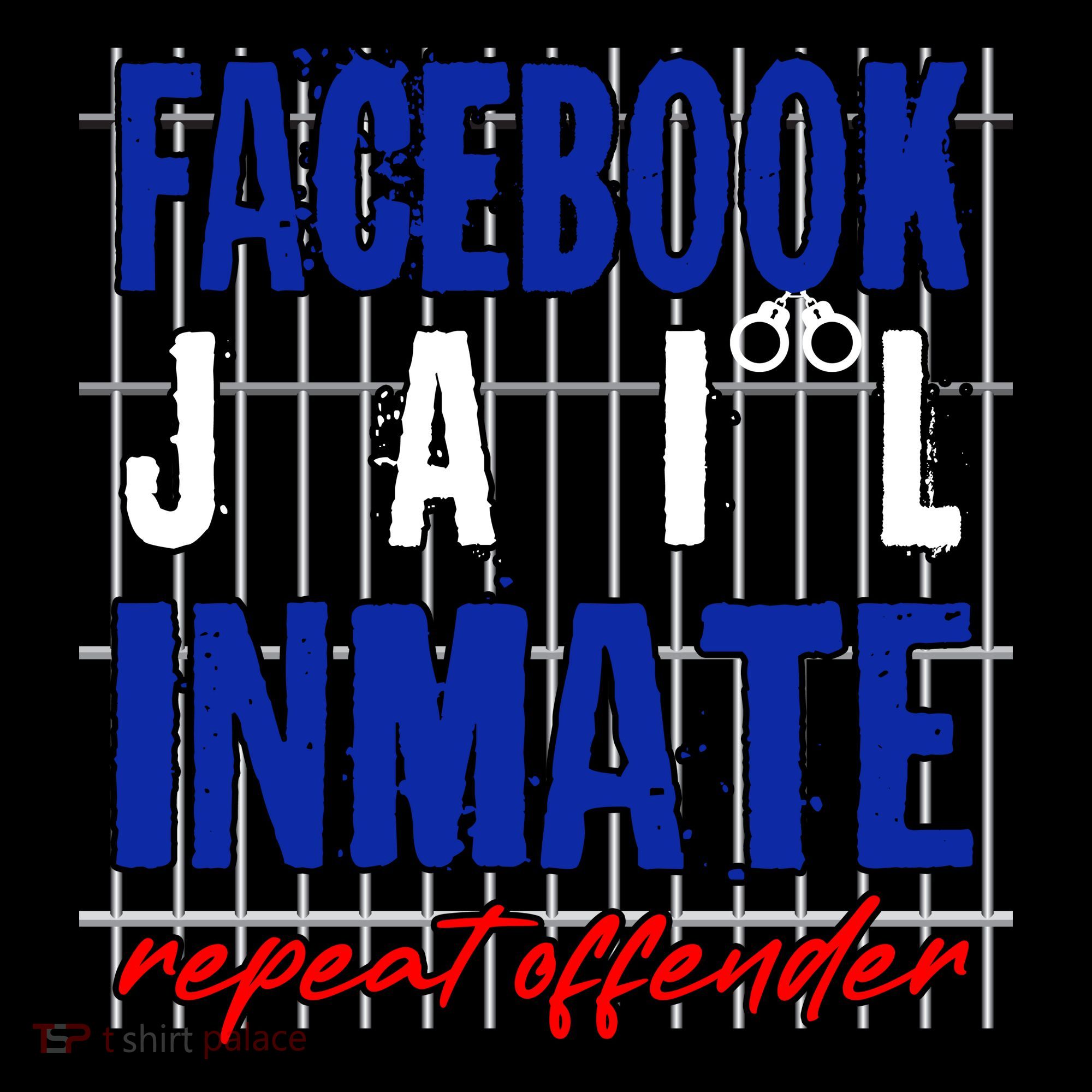 Funny Facebook Jail Inmate Repeat Offender Apron