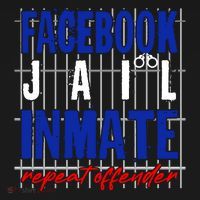 Funny Facebook Jail Inmate Repeat Offender Button thumb 1
