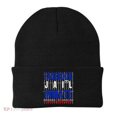 Funny Facebook Jail Inmate Repeat Offender Beanie