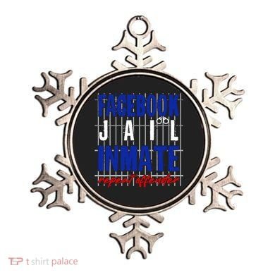 Funny Facebook Jail Inmate Repeat Offender Ornament