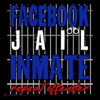 Funny Facebook Jail Inmate Repeat Offender Ornament thumb 1