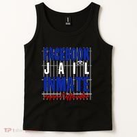 Funny Facebook Jail Inmate Repeat Offender Tank Top thumb 2