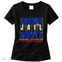 Funny Facebook Jail Inmate Repeat Offender Women's T-Shirt thumb 0