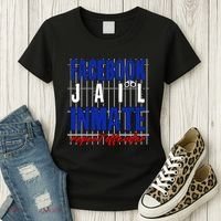 Funny Facebook Jail Inmate Repeat Offender Women's T-Shirt thumb 3