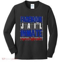 Funny Facebook Jail Inmate Repeat Offender Kids Long Sleeve Shirt thumb 0