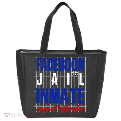 Funny Facebook Jail Inmate Repeat Offender Tote Bag