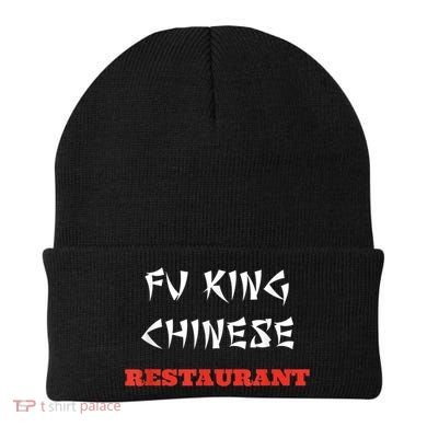 Funny Fu King Chinese Restaurant Joke Beanie