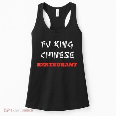 Funny Fu King Chinese Restaurant Joke Women's Tank Top