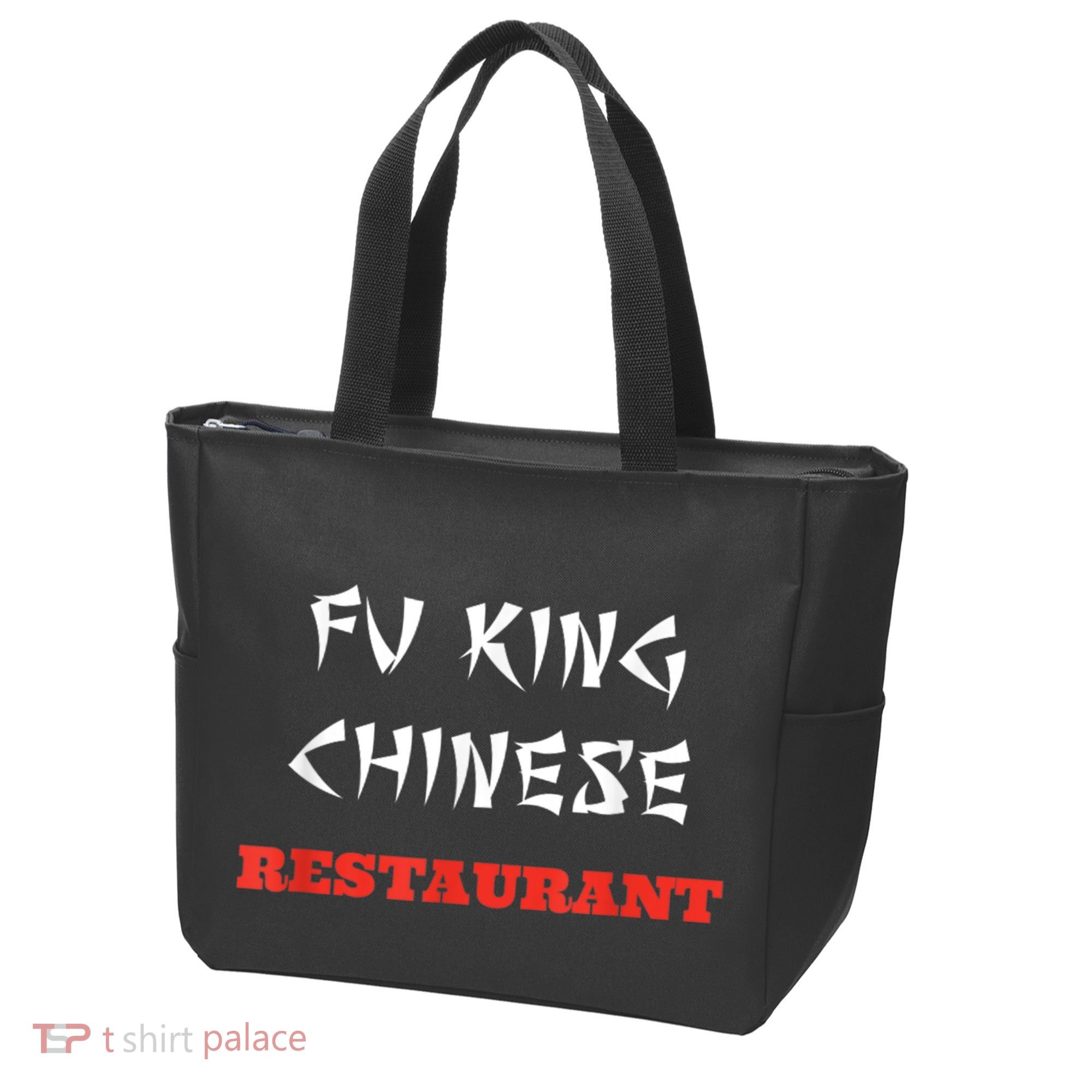 Funny Fu King Chinese Restaurant Joke Tote Bag