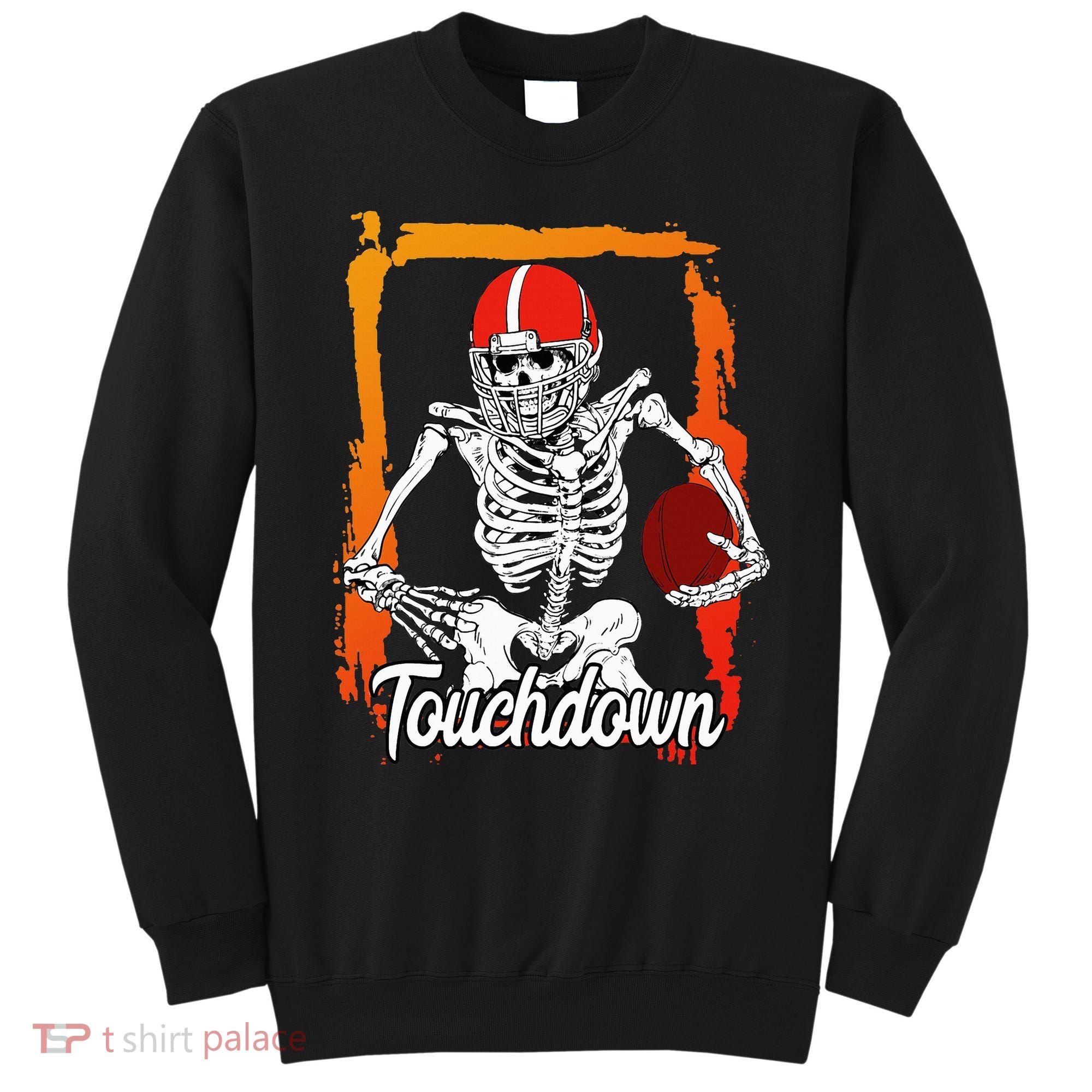 Football For Kids Halloween Skeleton Sweatshirt