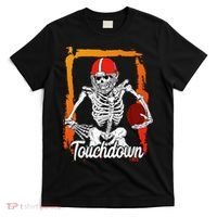Football For Kids Halloween Skeleton T-Shirt thumb 0