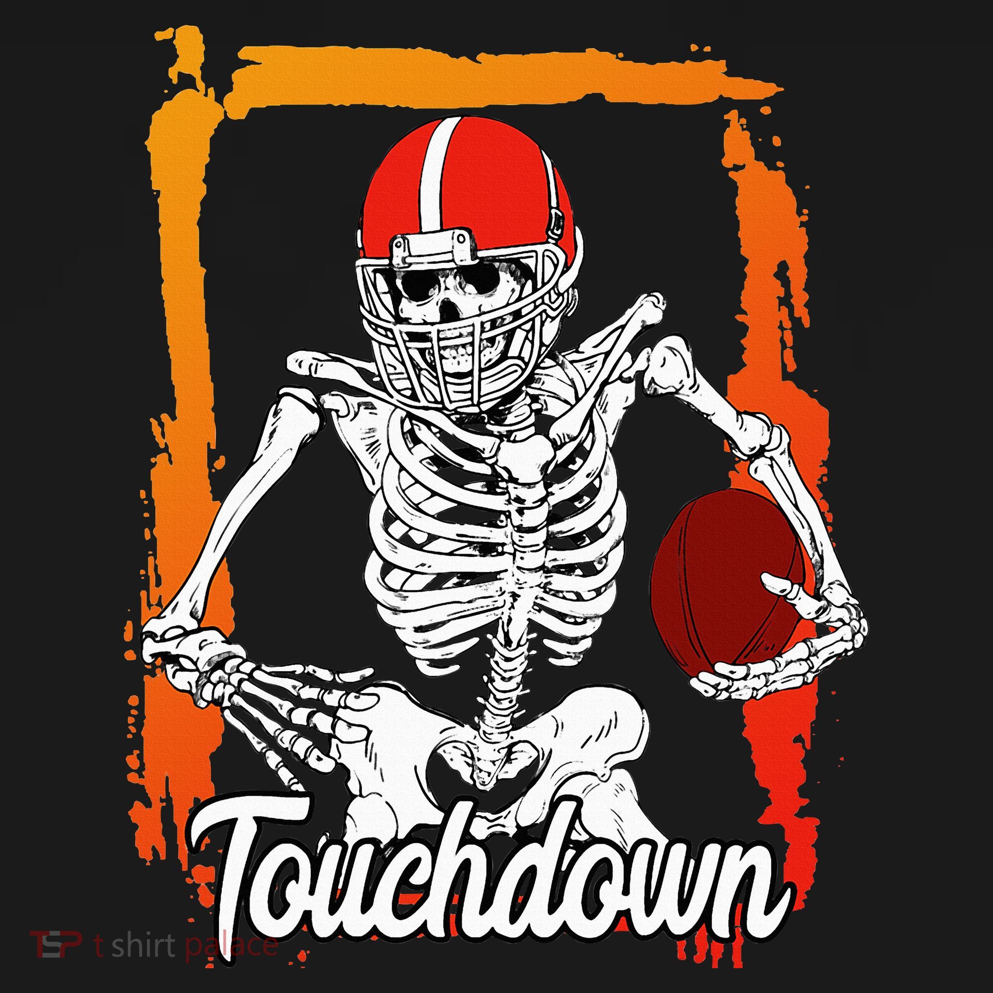 Football For Kids Halloween Skeleton Women's Hoodie